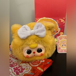 Baby Three Good Luck Bag - Tan